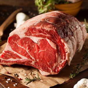 Raw Grass Fed Prime Rib Meat
